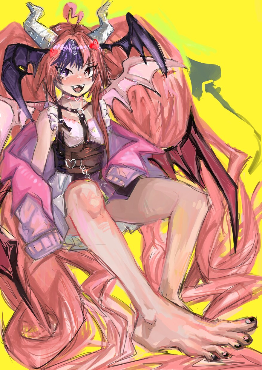 アイコンイラスト・ヘッダー制作します ノイジーで厚塗りの少女やケモノを鮮やかに描きます。 イメージ8