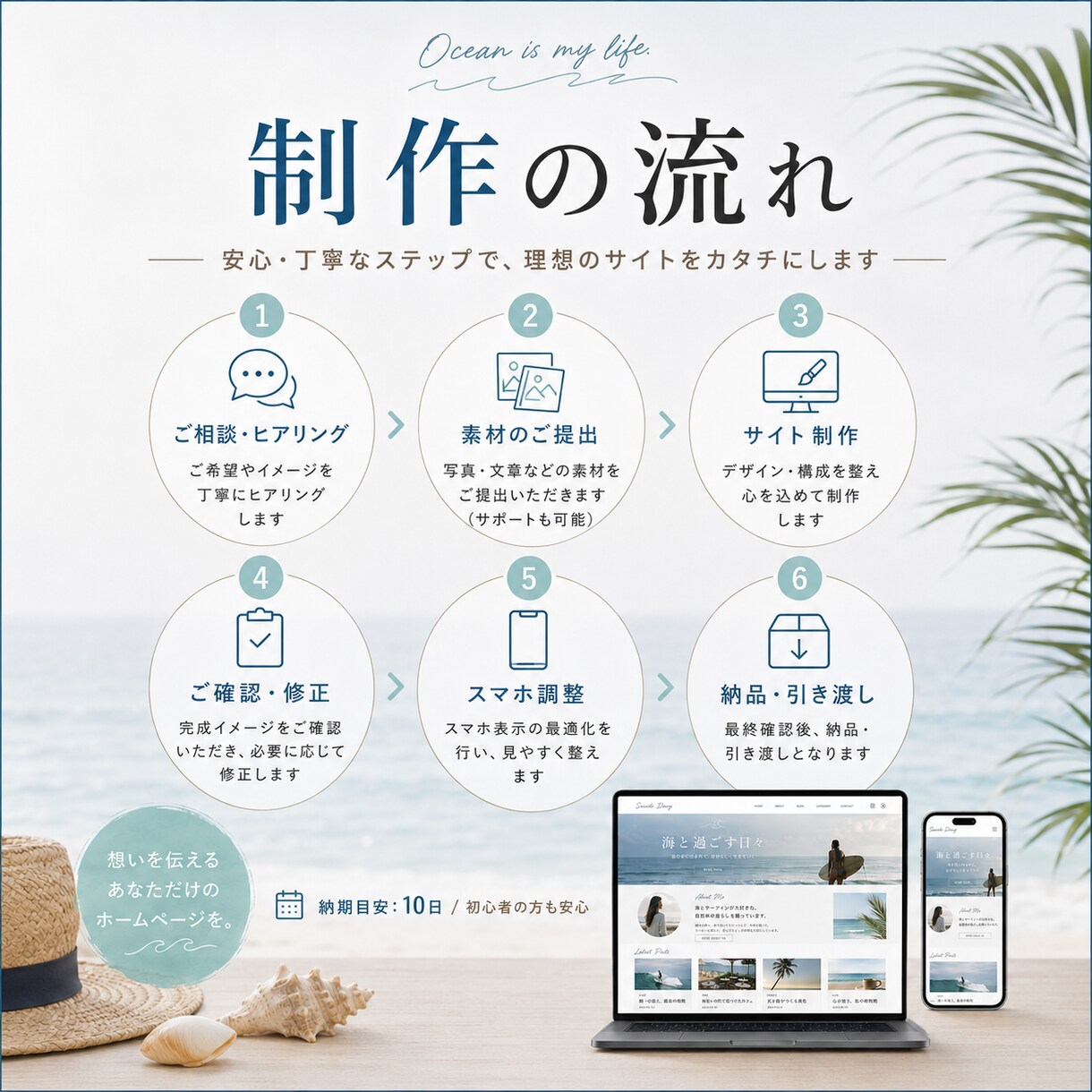 Wixでおしゃれな個人ブログを制作します 趣味・旅行・写真を発信できるブログを制作 イメージ6