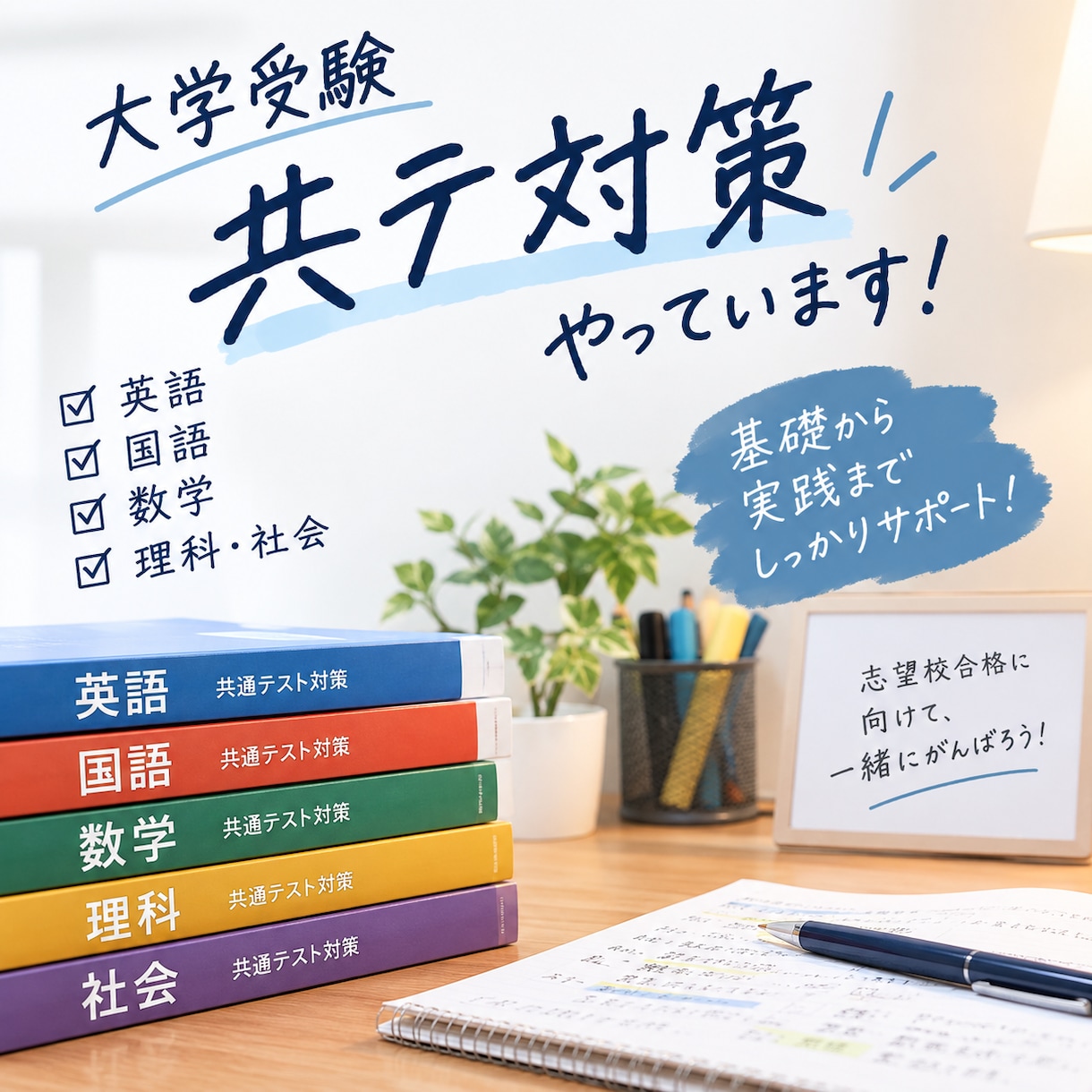 実績作り】大学受験の数学の添削をします 丁寧な問題への解説、ポイントの説明を心がけます イメージ1