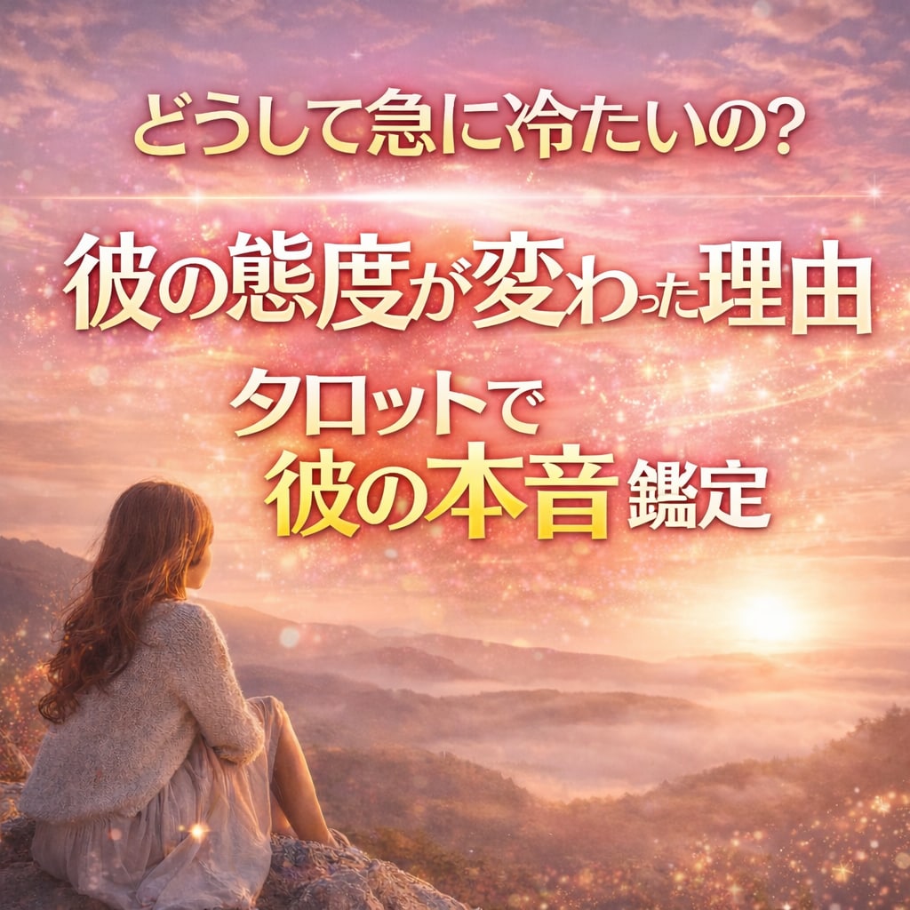 彼の態度が変わった理由と本音を今すぐ読み解きます その不安、今日で終わらせます、未来を明るく照らす イメージ2
