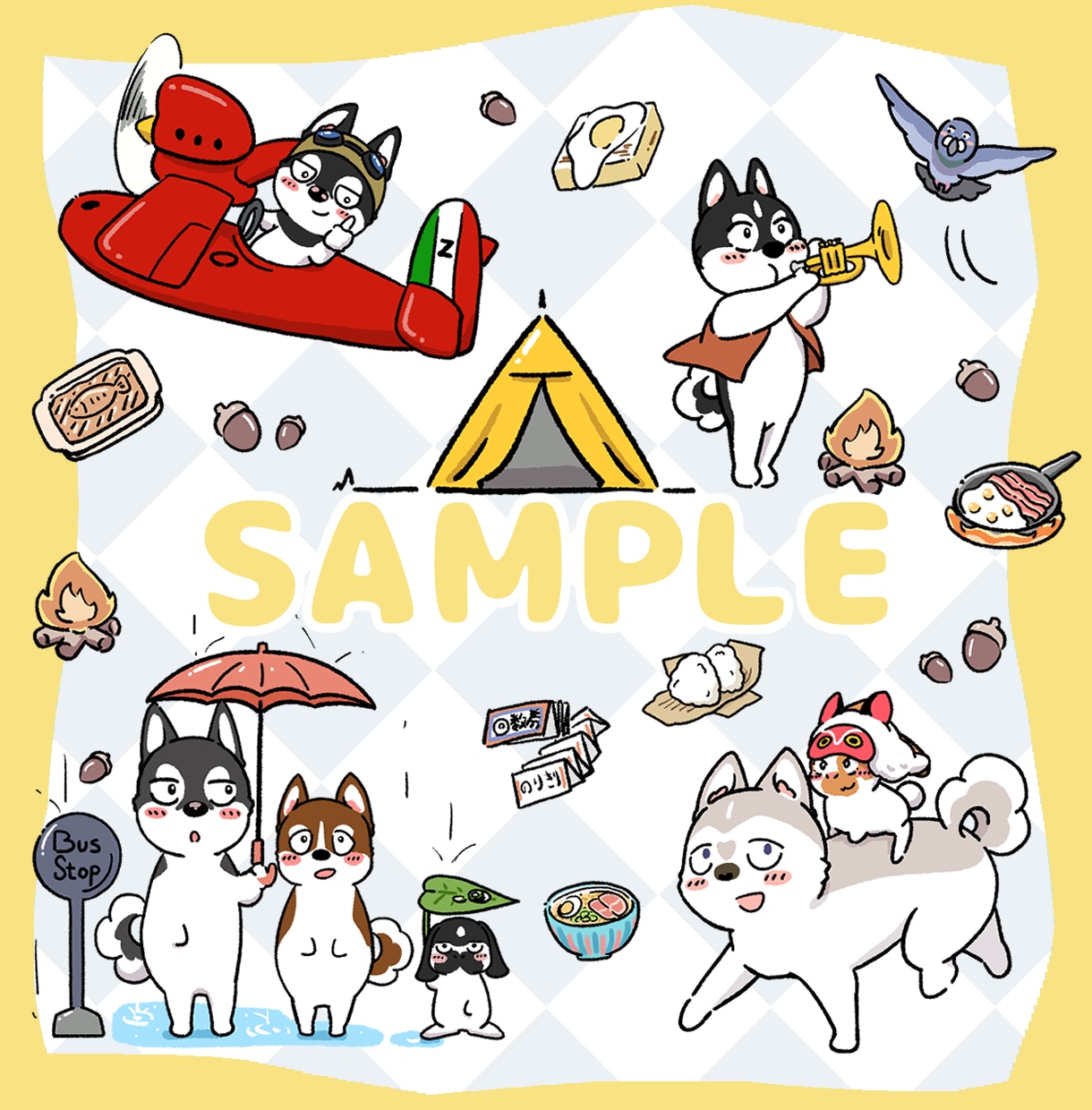 かわいい動物キャラ★人物や小物セットも作成します 動画や配信、スタンプやSNS、挿絵や教材などに★ イメージ6