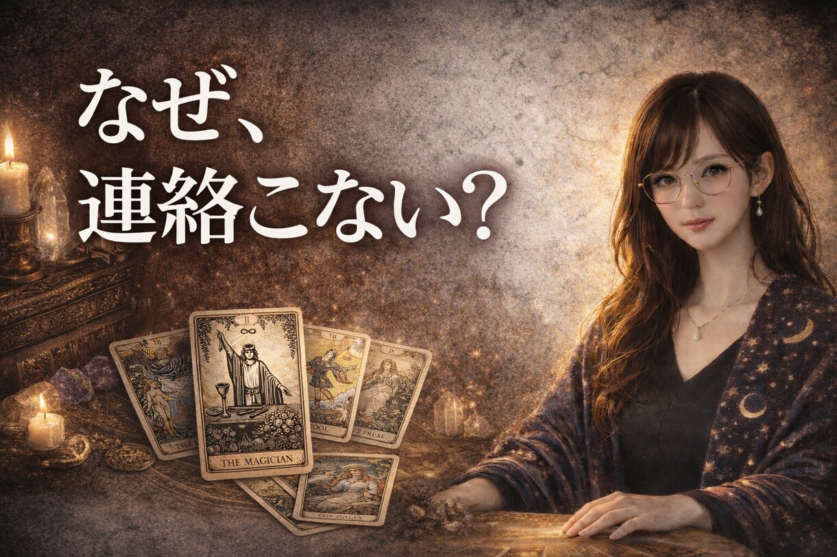 なぜ連絡こないの？あの人の本音を読みます 既読無視・距離を置かれた理由あなたに隠している本音伝えます イメージ1