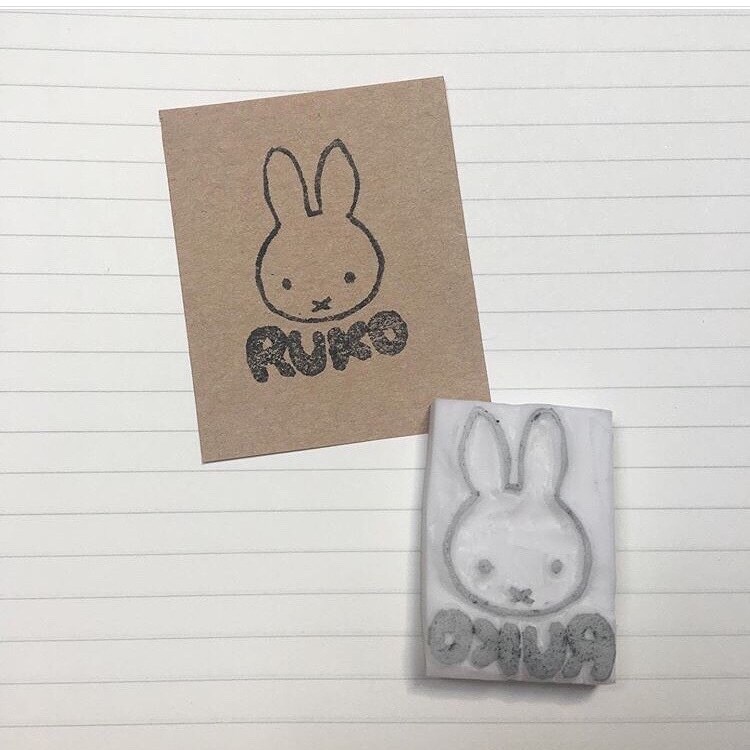 消しゴムはんこ作ります お名前はんこ、ロゴ、キャラクターご希望にお応えします。 イメージ8