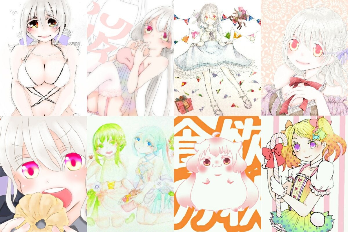 ヘッダーイラストを描きます 完成したイラストに文字入れや加工などまでします！ イメージ3