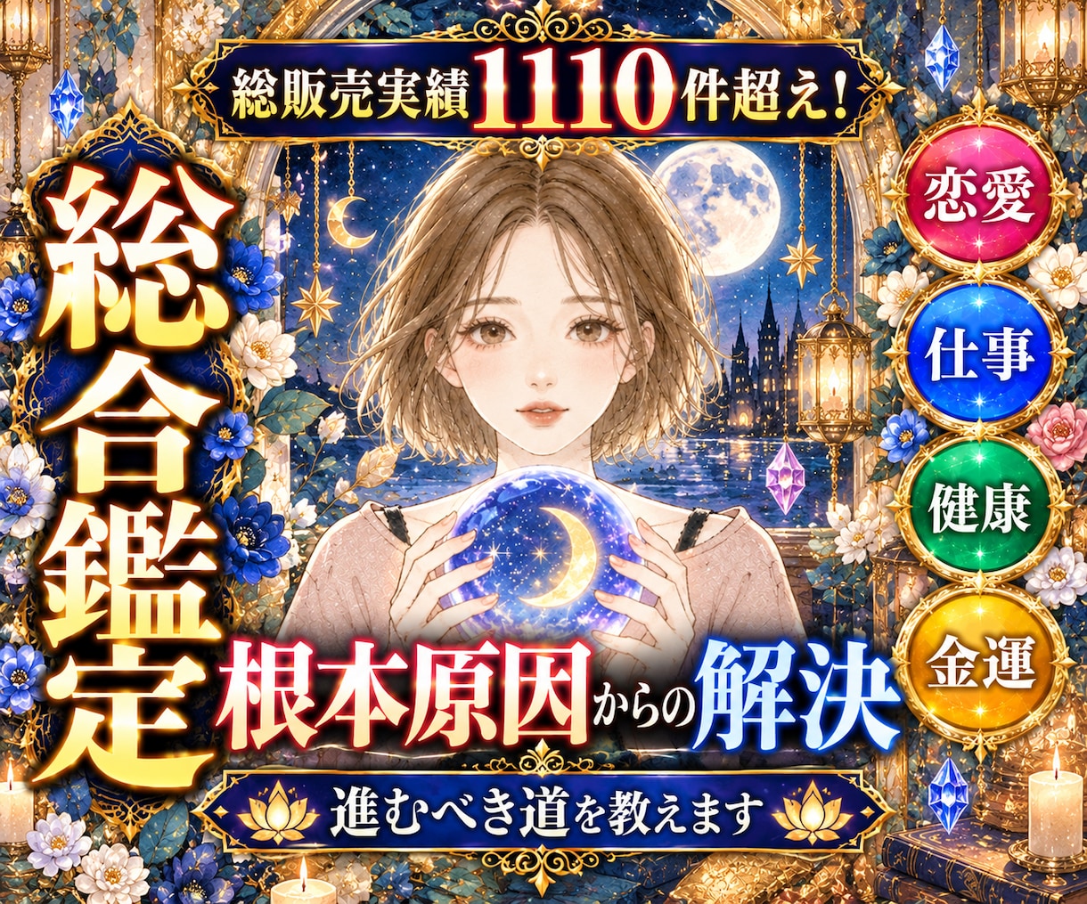古からの透視タロットで悩みの根本と進む道を教えます 【販売実績1000件超え！】｜どんな悩みでも聞かせてください イメージ1