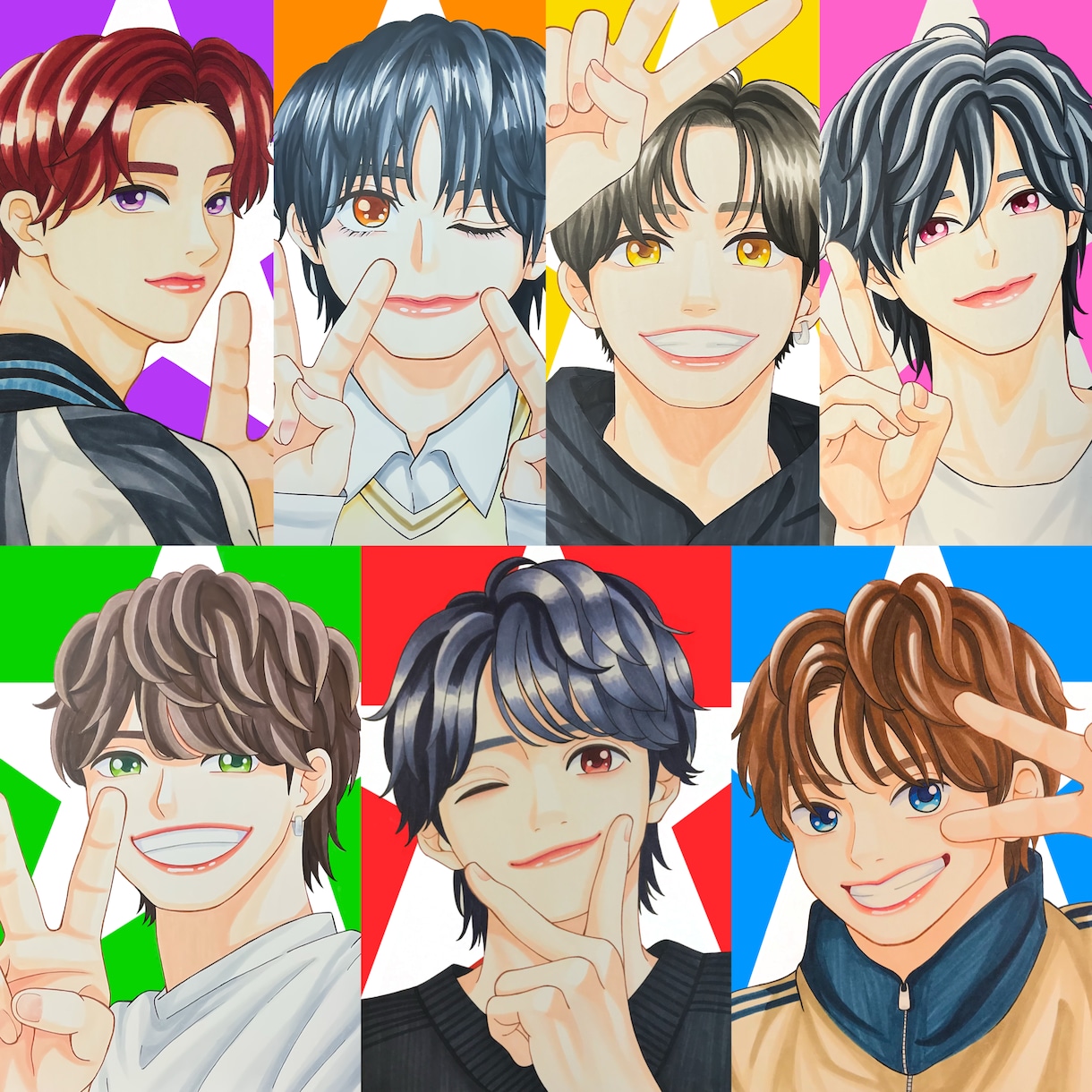 手描き・デジタルどちらも描けます 手描き・デジタルどちらも描けます。推しキャラ大歓迎！ イメージ7
