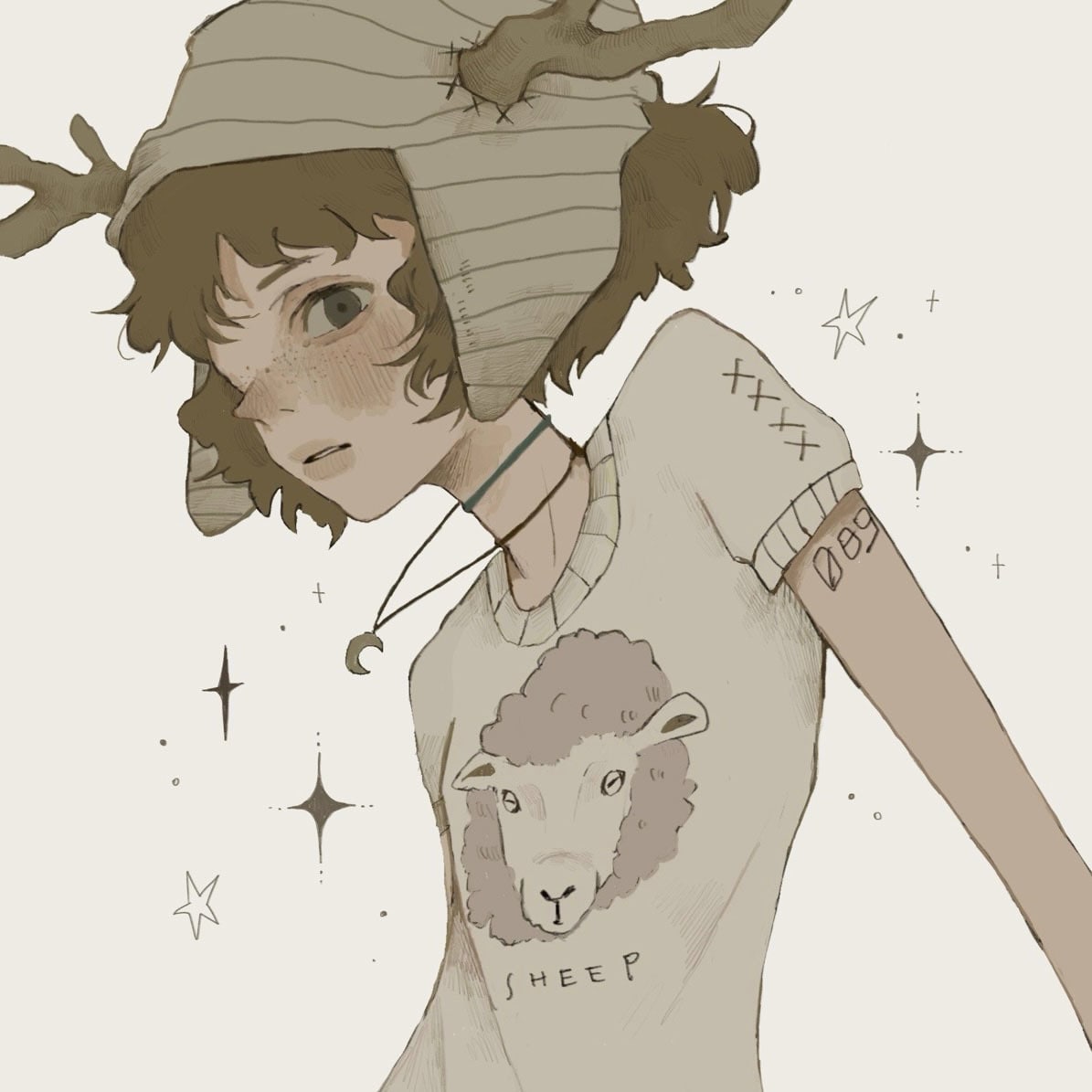 儚く、どこか温かいイラストを描きます SNSアイコンや、一枚絵としても使用できるイラスト･:*+. イメージ3