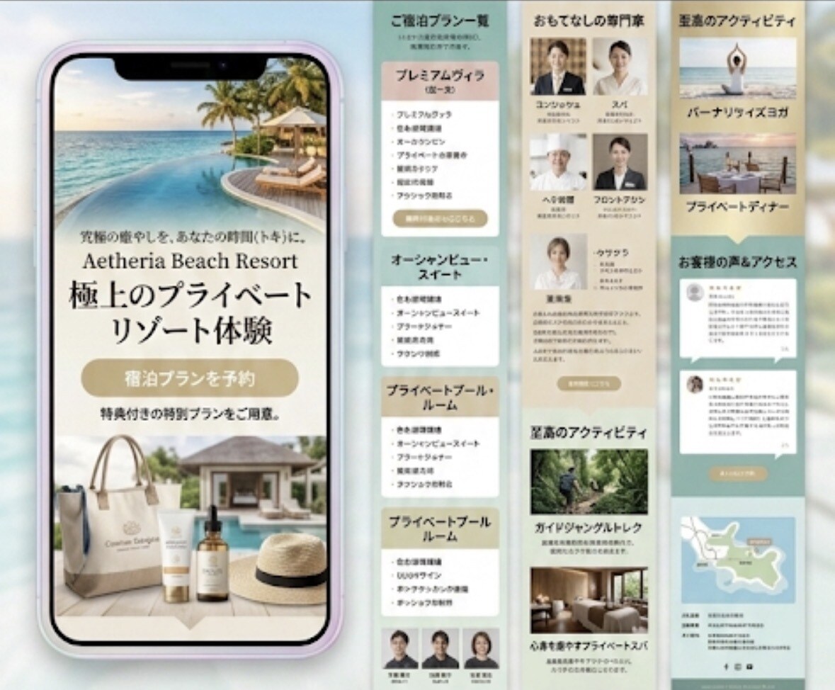 集客できるコスパ最強LPを作成します studioにて作成するので、管理費不要！ イメージ3
