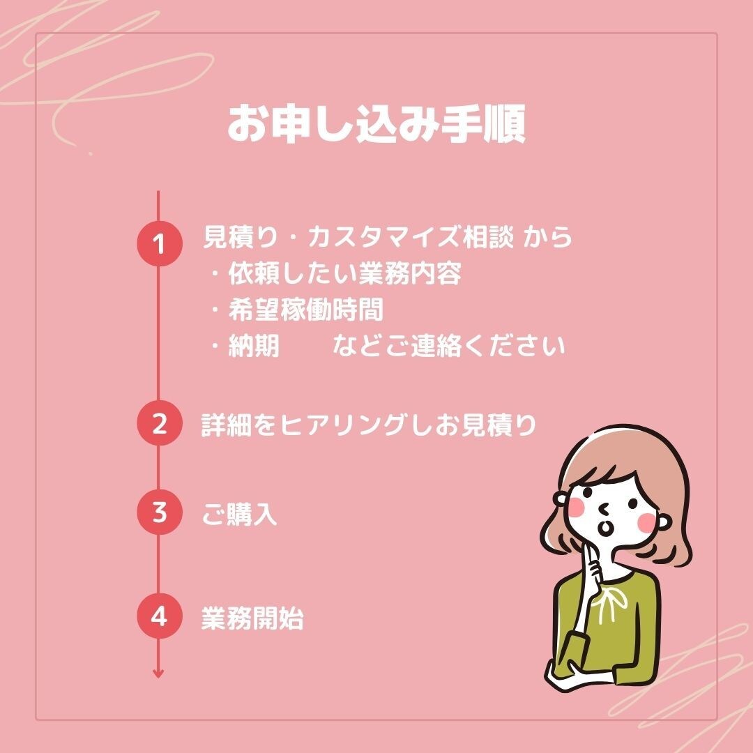 事務支援＊資料作成などお手伝い！2時間から承ります 個人経営者様や一人起業家様、子育て中のママさんをサポート！ イメージ6