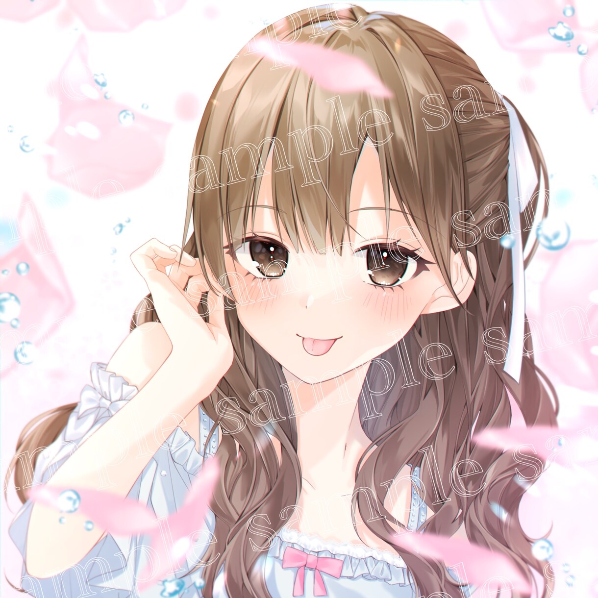 可愛いアイコン、ヘッダーお描きします 早く、可愛く、綺麗な仕上がり！ イメージ8