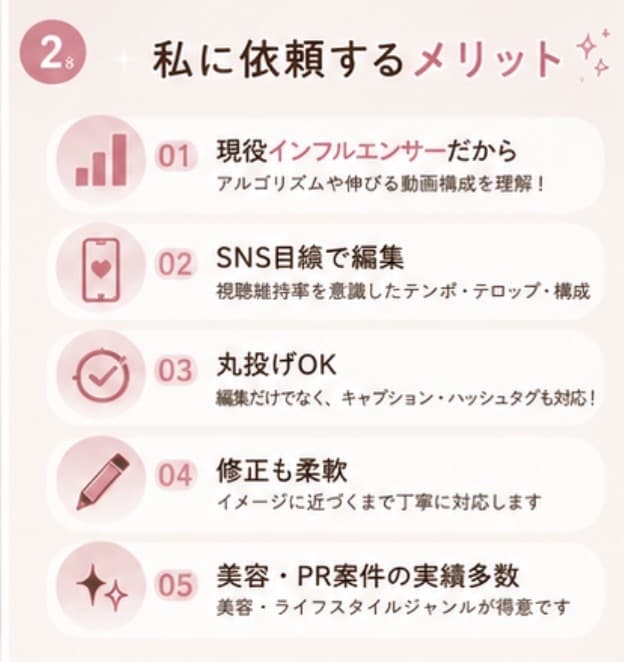 SNSショート動画・企業PR動画を制作します AI音楽にも対応企業PR・Vlog動画を魅力的に制作します イメージ2
