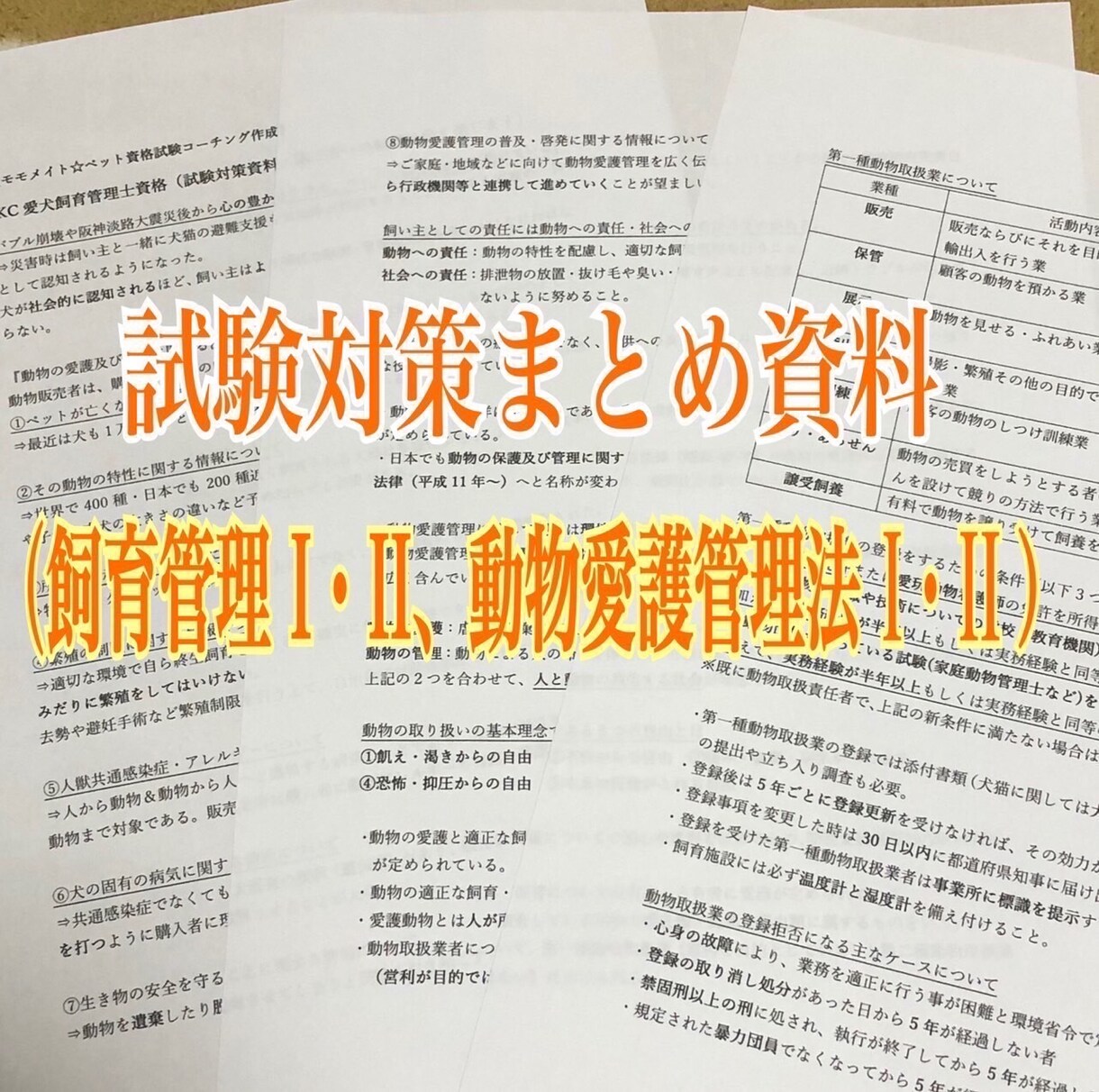 愛犬飼育管理士の試験対策まとめ&問題集を提供します 【過去問〜今後の法律改正まで】 イメージ4