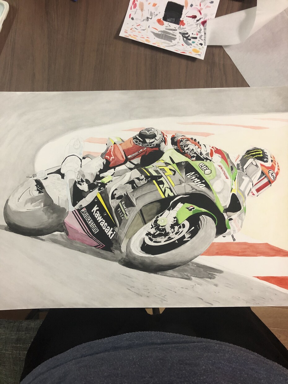 スポーツ選手の絵を描きます 好きなスポーツ選手の絵をサイン色紙色紙にお描きします！ イメージ4