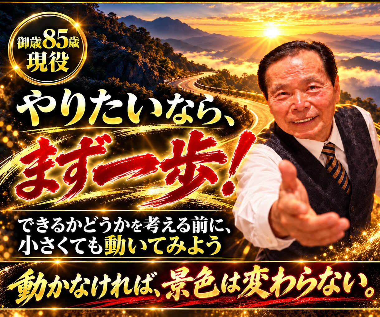 85歳現役があなたのやる気に火をつけます まだまだやれる！人生は今から！85歳が元気と勇気を届けます イメージ3