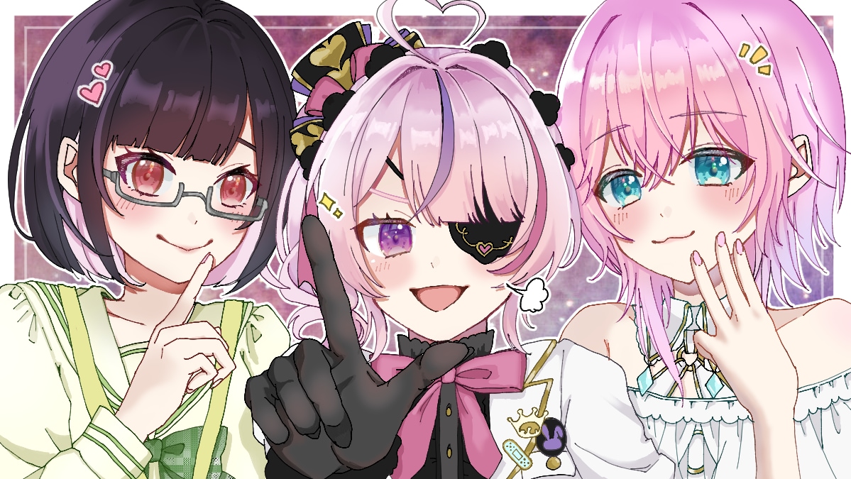 かわいい女の子、イケメンを描きます キラキラかわいい女の子が得意です！イケメンキャラも◎ イメージ2