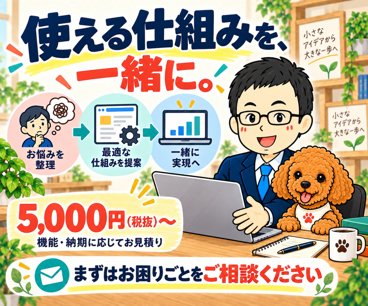 AIツール開発とWordPress自動化を承ります 業務に合わせて制作・納品|仕様を事前に相談 イメージ10