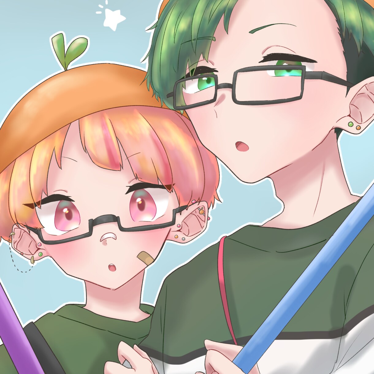 オリジナルキャラのアイコンイラスト描きます かわいい・かっこいい・オシャレなどご要望にお応えします！ イメージ4