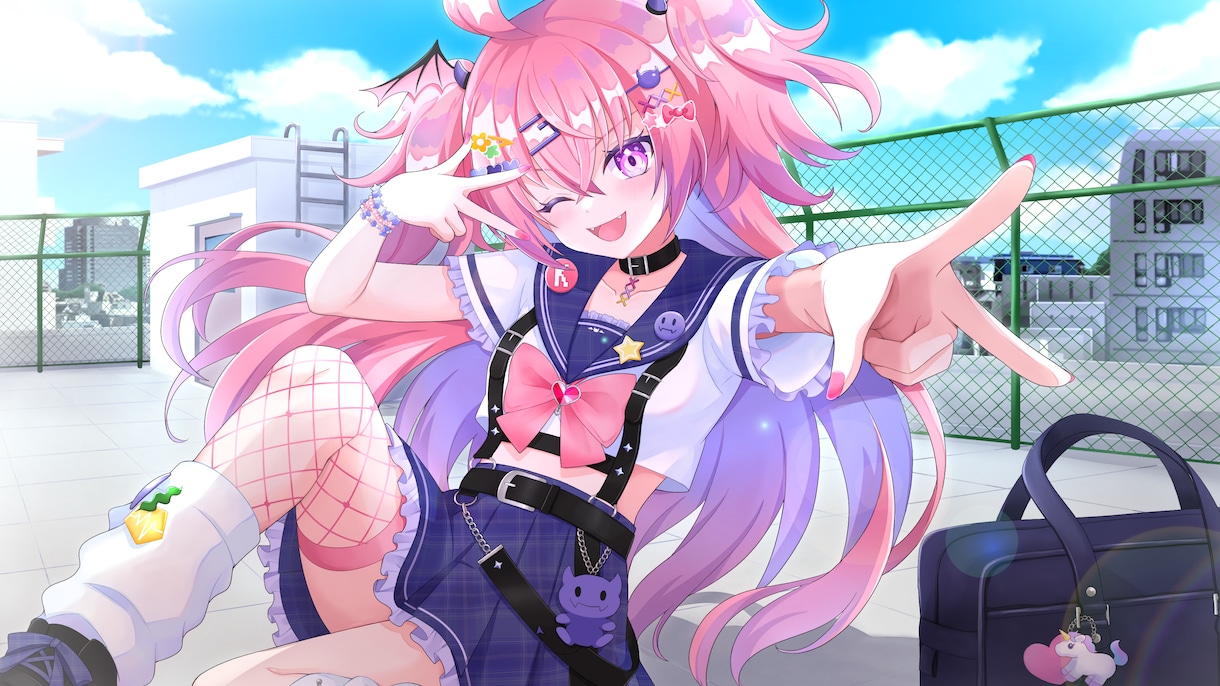 ぱっと目を惹くイラスト全般描きます アイコンから一枚絵まで！透明感のある高品質なイラストを製作 イメージ2