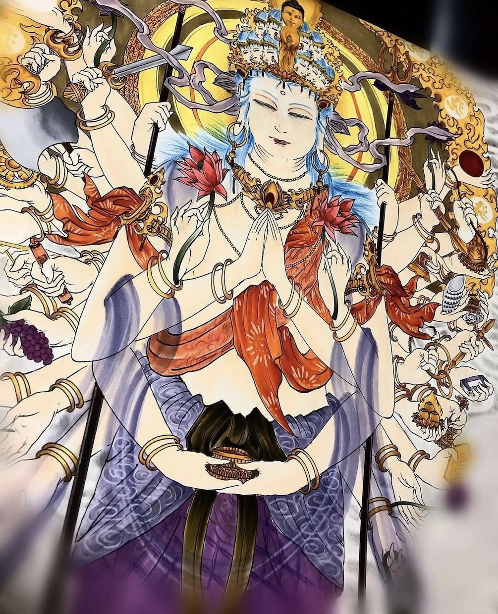 インテリアなどに絵画承ります 仏画、和風、洋風、動物画アニメ絵、ロゴなどご対応致します。 イメージ1