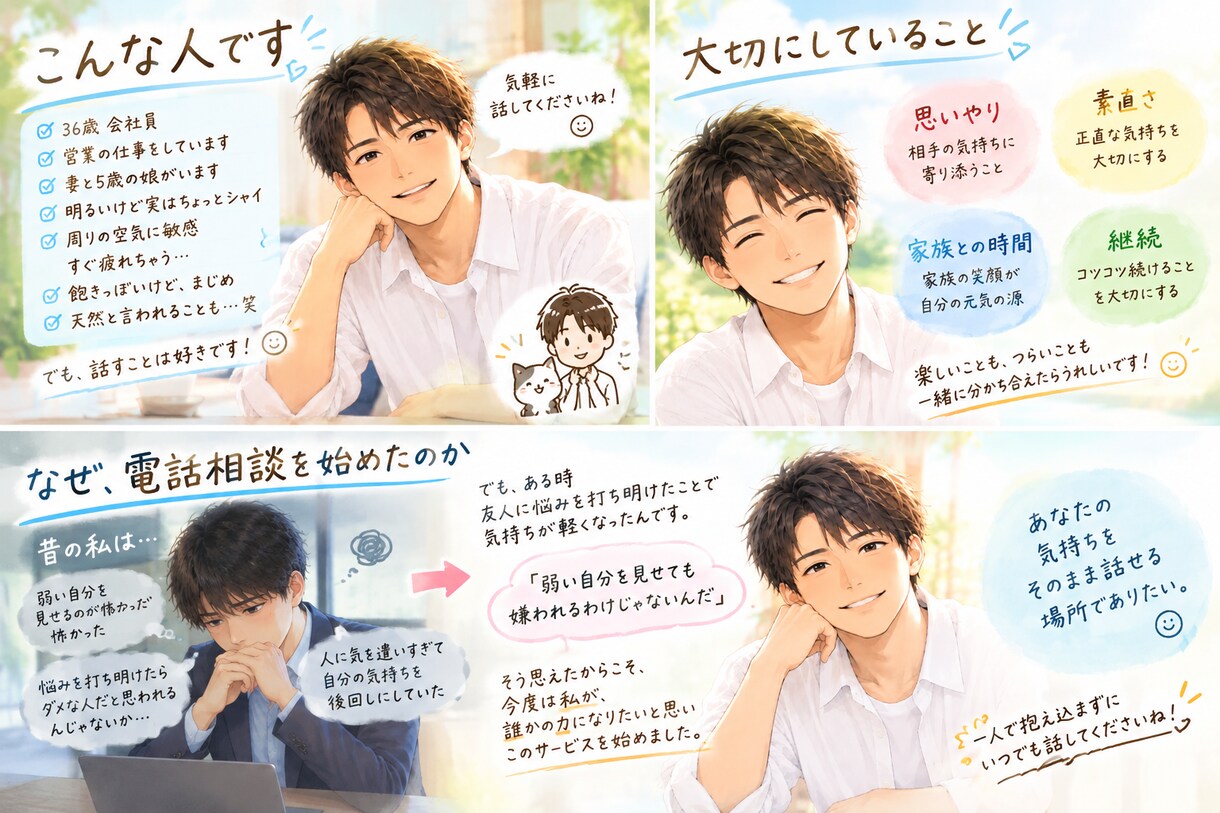 弱音や愚痴も、すべて受け止めます 毎日頑張っているあなた。弱い自分をさらけ出してください イメージ3