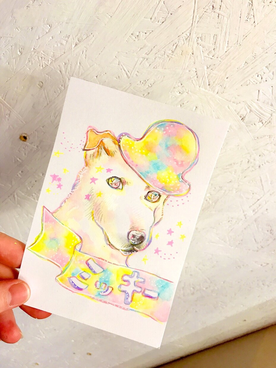 カラフルポップな似顔絵・イラスト描きます 個性的なイラスト風でカラフルな似顔絵等をご用意いたします。 イメージ4