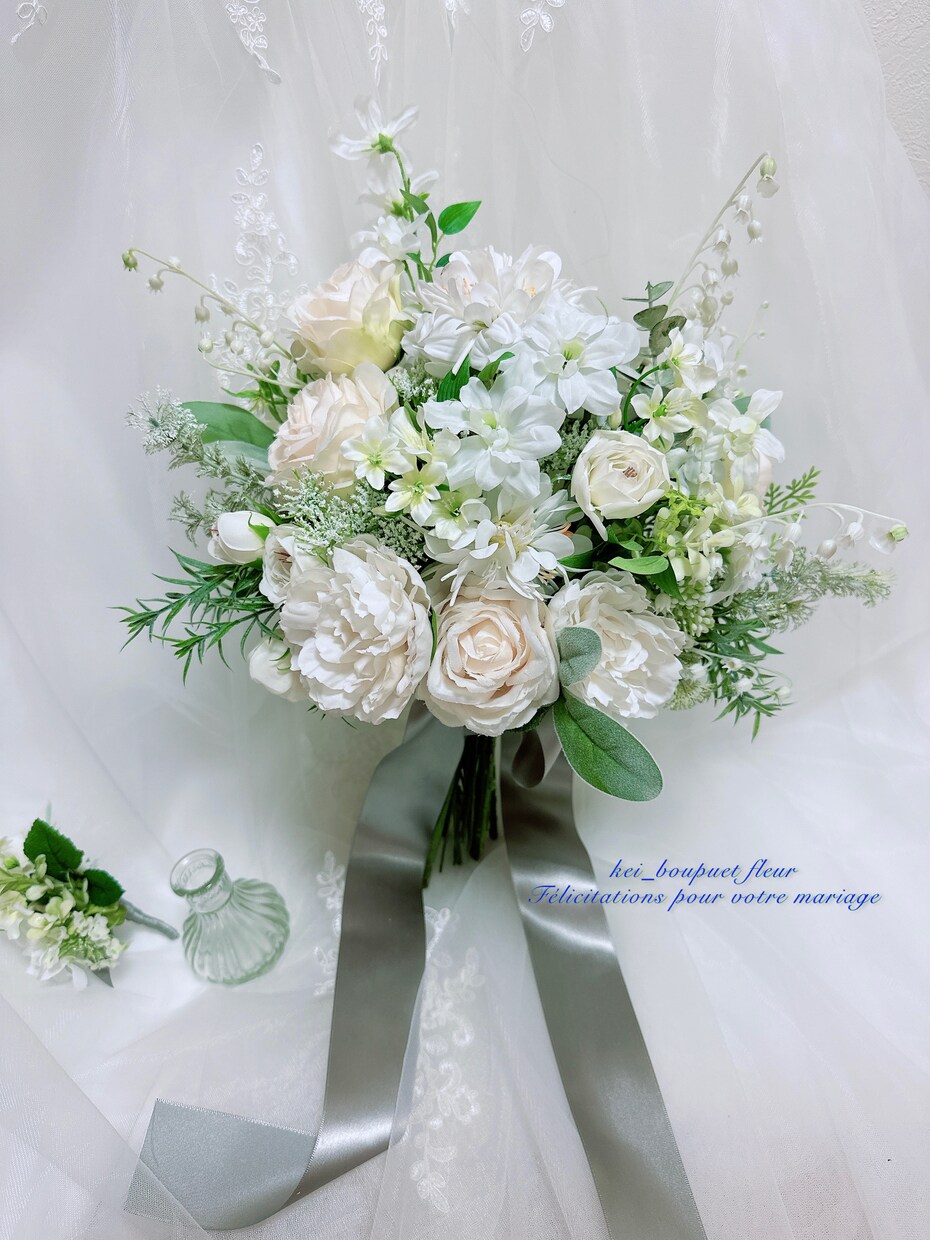 ウエディングブーケをオーダーメイドで制作いたします wedding bouquet制作 イメージ3