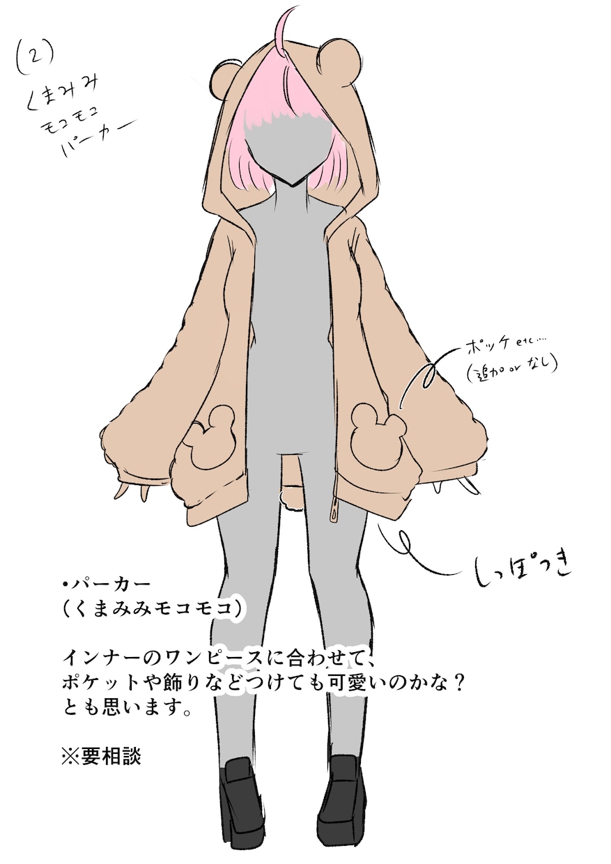 ラフ3案付き！高クオリティIRIAM立ち絵描けます プロが一緒に相談しながら、ぴったりな立ち絵をお届けします！ イメージ8
