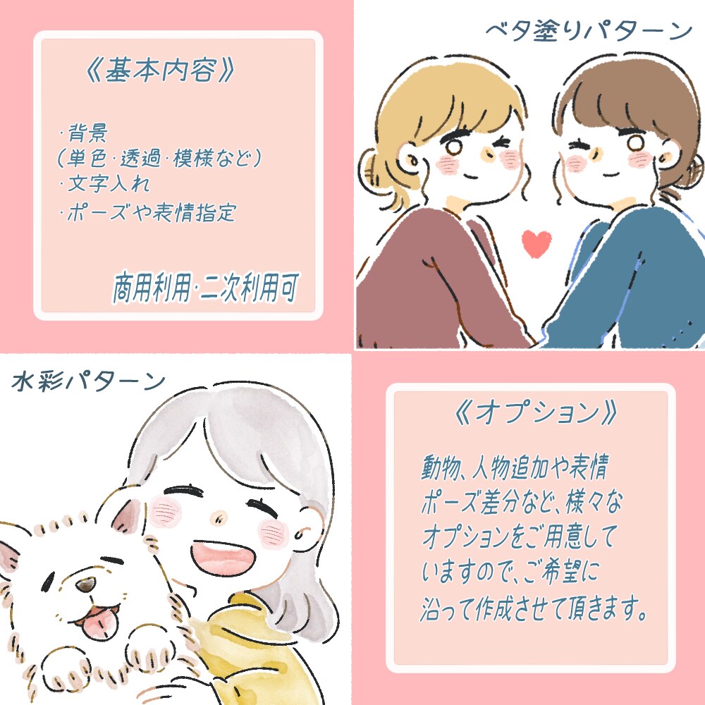 ポップな可愛いアイコン描きます SNSのアイコンやプレゼント用にもおススメ！ イメージ2
