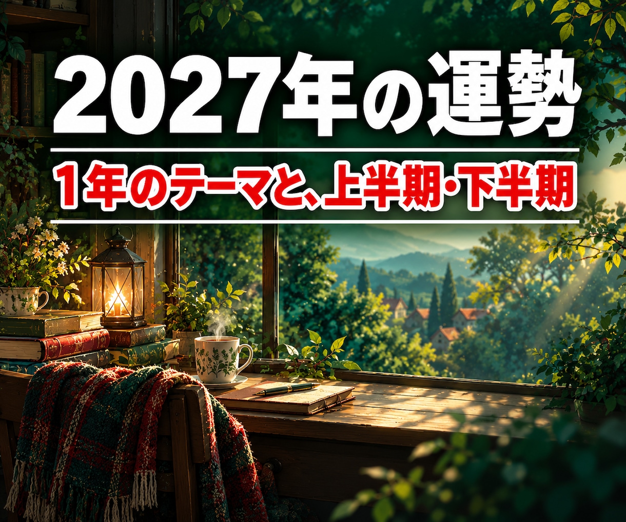 2027年の運勢｜テーマと上半期・下半期を占います 【最短30分】2027年のテーマと、上半期・下半期の流れ イメージ1