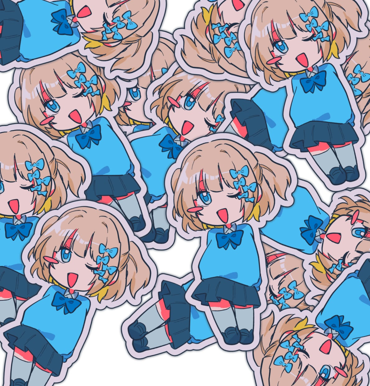ステッカー風のイラストをお描きします ステッカー風の可愛いイラストをお描きします！ イメージ1