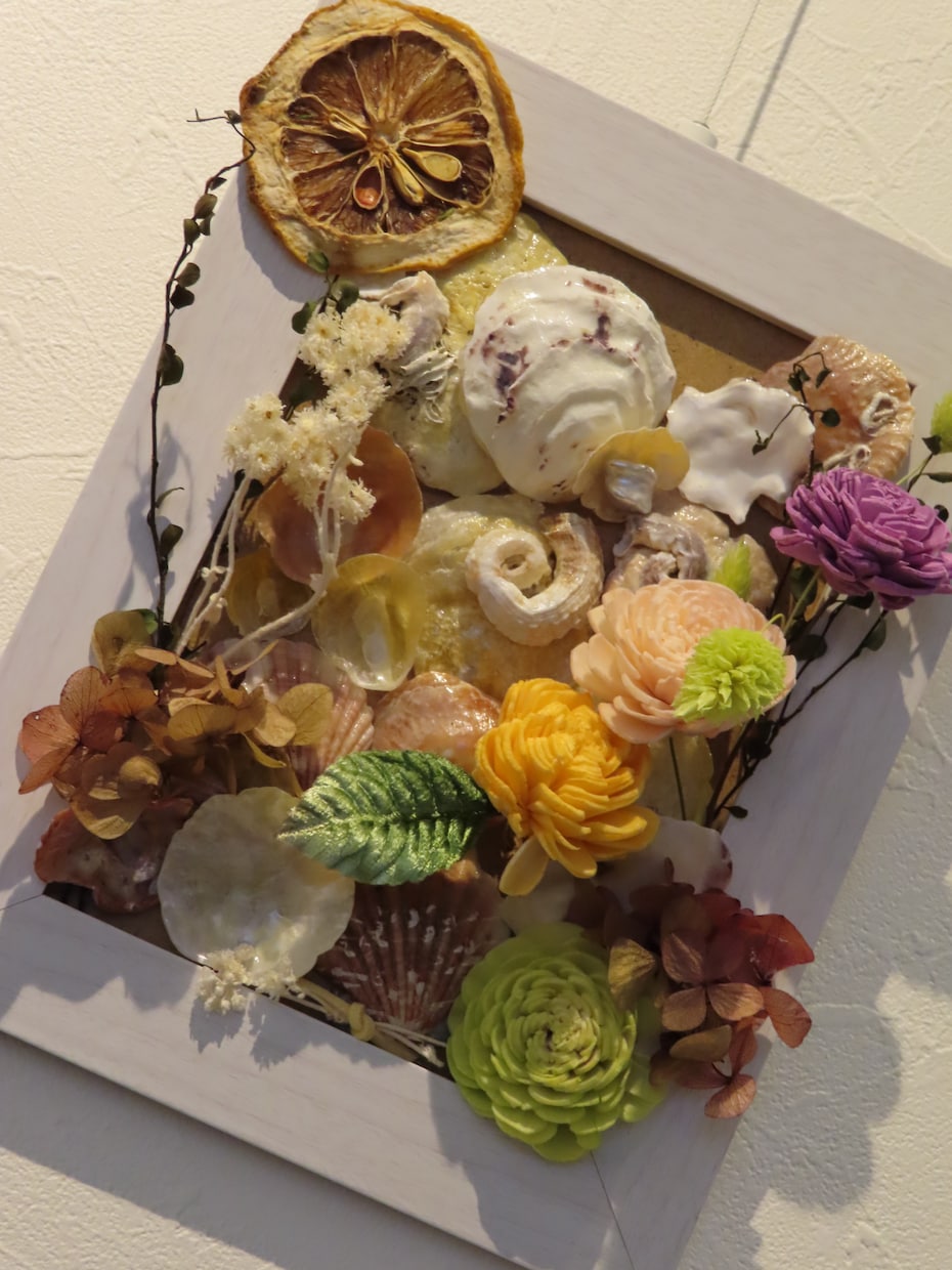 オーダーメイドの貝画を作成します オリジナルの手芸作品、貝画を作成いたします！ イメージ2