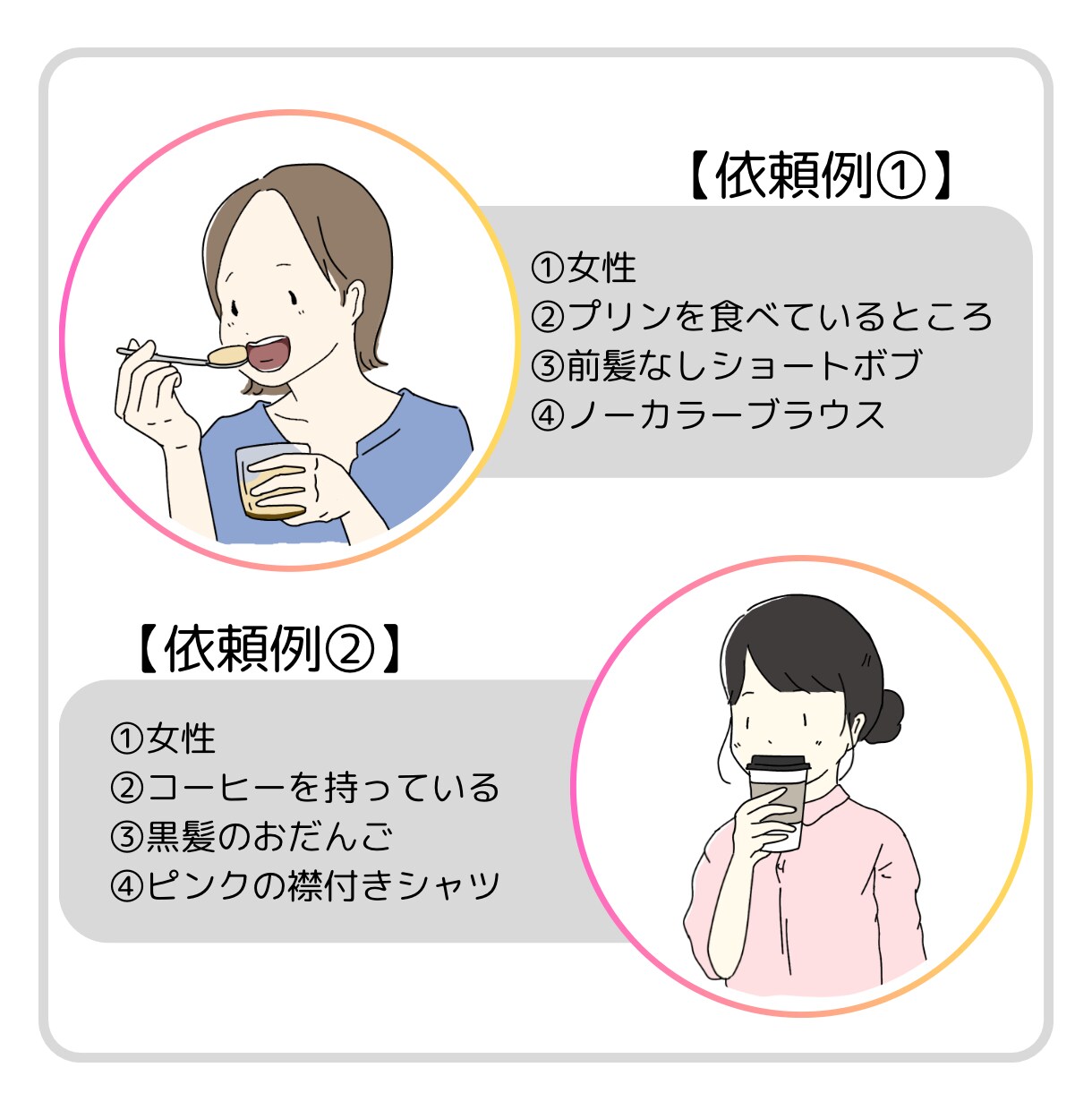 かわいい手描きアイコン作成します ビジネスチャット・SNS等のアイコンにお悩みの方へ イメージ2