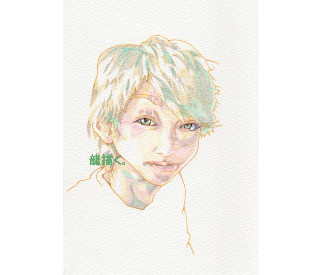 原画もプレゼント♡個性的な色鉛筆の似顔絵かきます リアル過ぎない似顔絵でカジュアルに気持ち伝えてみませんか？ イメージ7