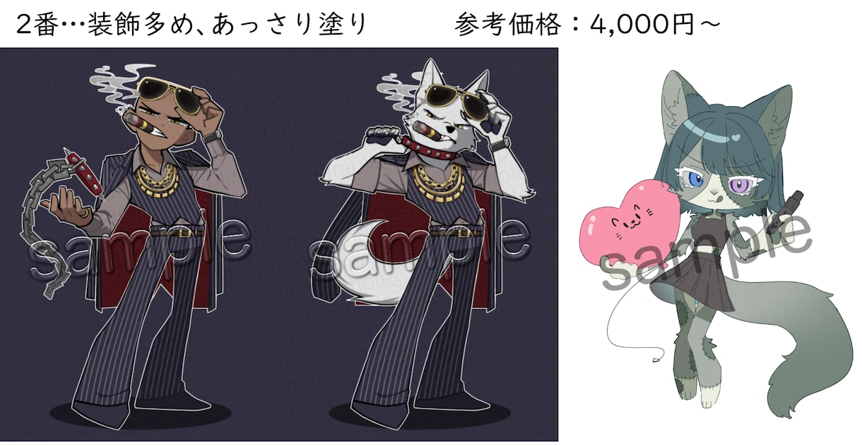 かわいいミニキャラ描きます 最短【3日】から！デフォルメ、カートゥーンなど絵柄寄せも！ イメージ3