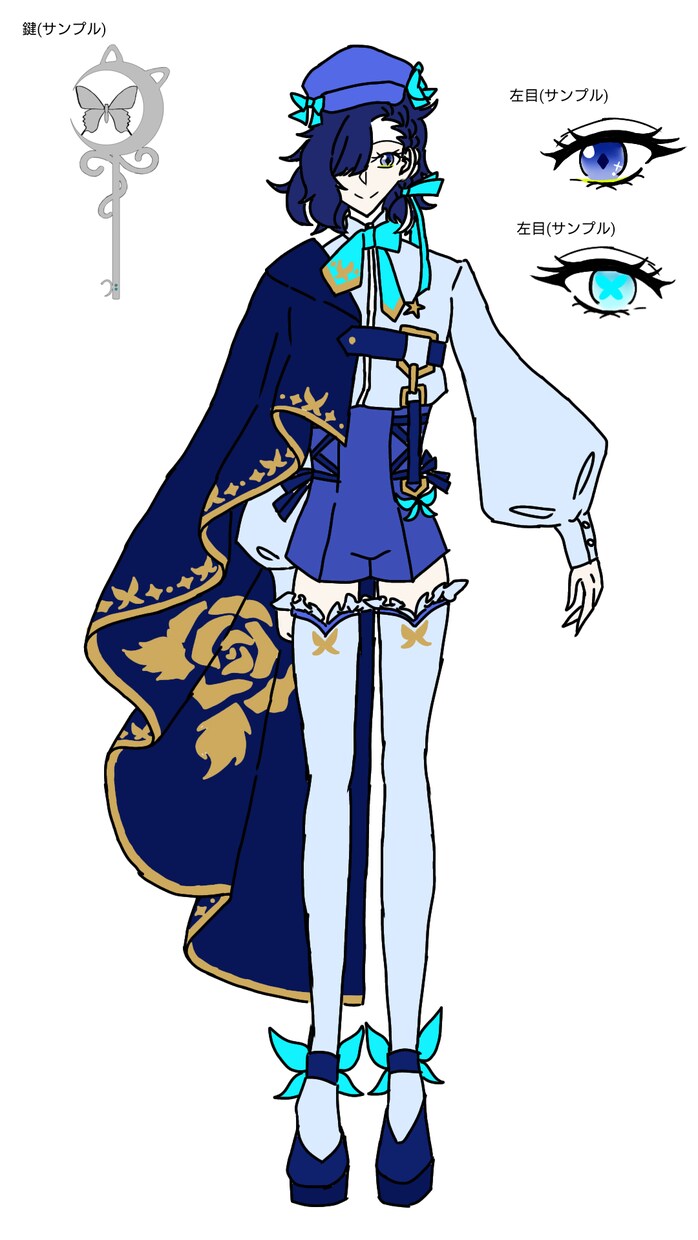 オリジナル衣装のデザインを描きます IRIAM、VTuber向け衣装デザイン作成 イメージ1