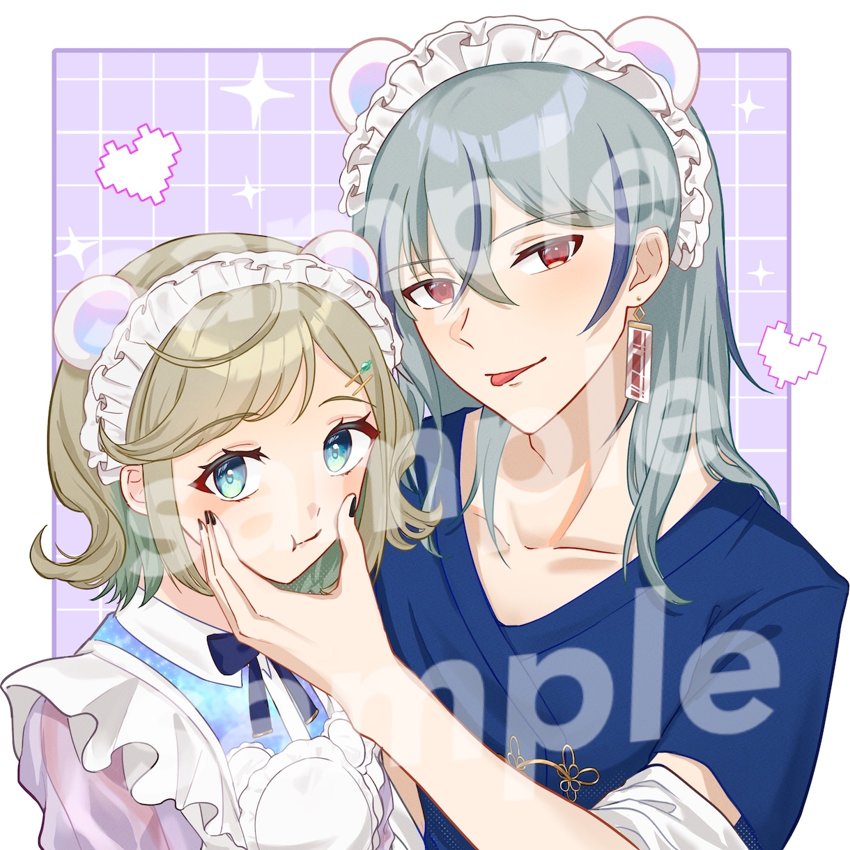 パキッとした塗りのかわいいイラスト制作致します アニメ塗りの映えるイラストをお届け！ イメージ5