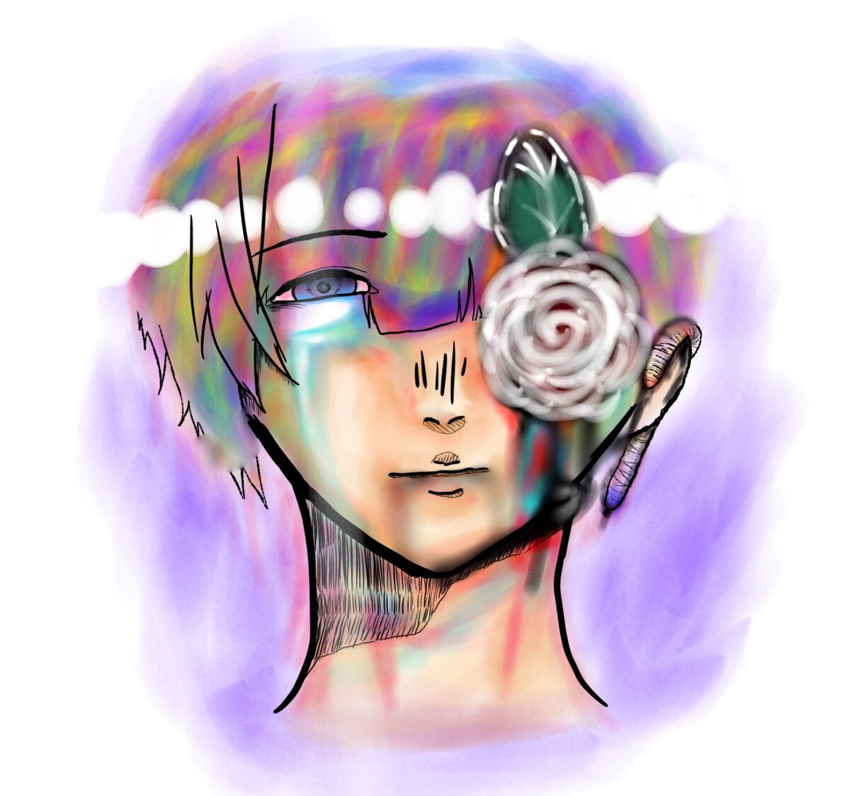 イメージで抽象絵を描きます イメージを作り、どんな用途にもあわせます。 イメージ1