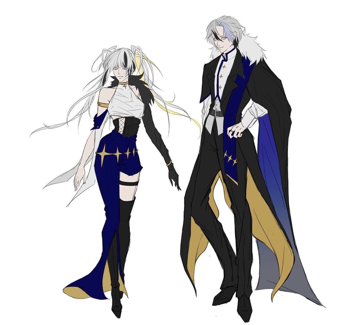 キャラデザ＆立ち絵制作いたします 立ち絵＆キャラデザ＆リファレンスシートの制作が可能です！ イメージ2