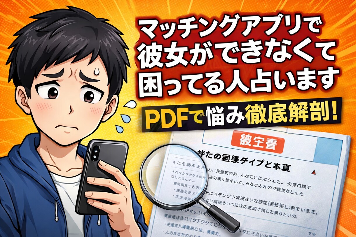 マッチングアプリで困ってる人占います ガチで彼女作りたい人マッチングアプリで疲弊してる人へ イメージ1