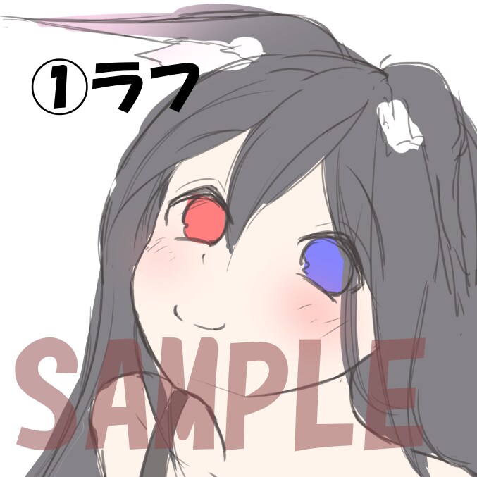 可愛らしいキャラクタアイコン描きます SNS等でアイコンが欲しい人気軽にどうぞ！ イメージ2