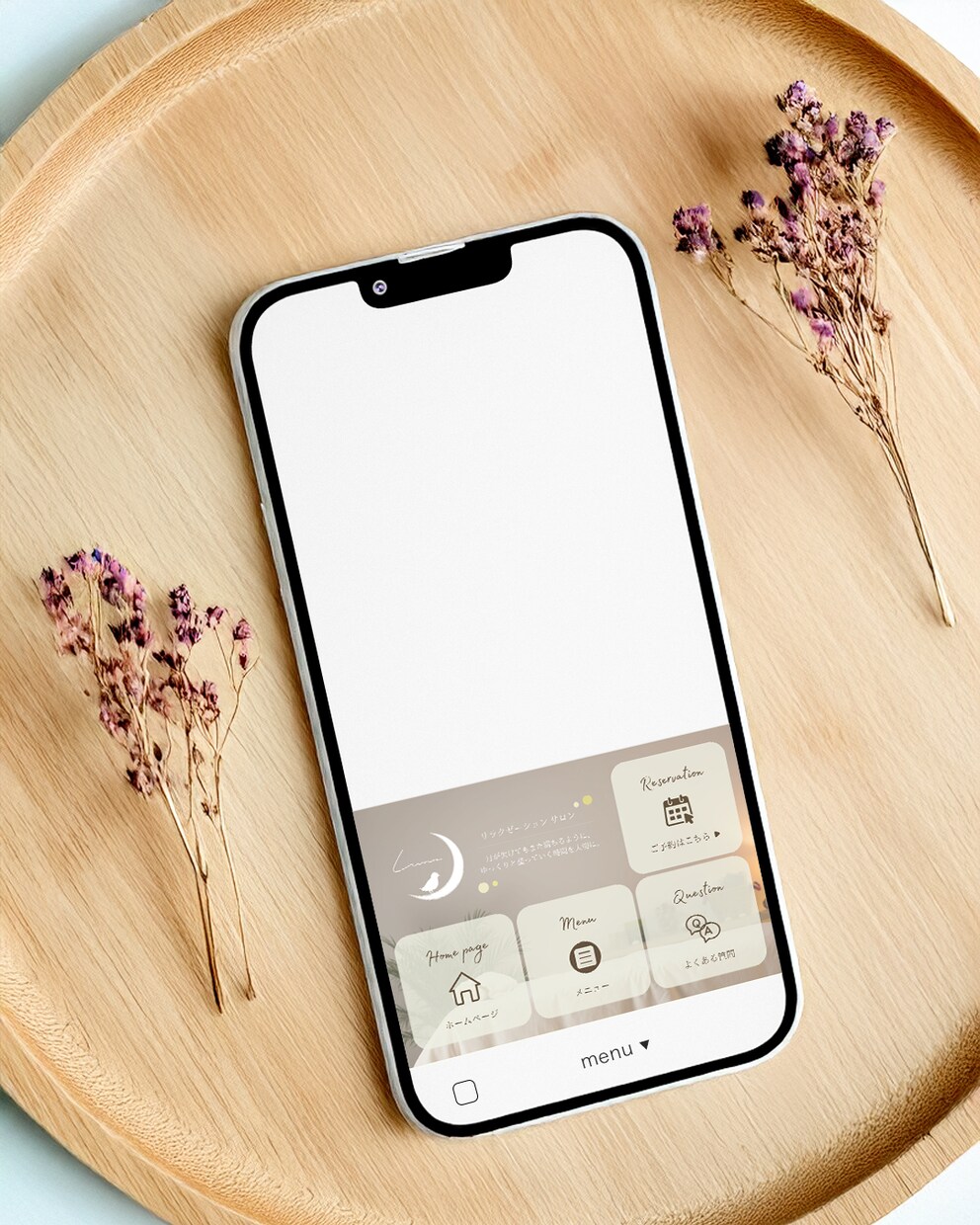 予約につながるサロンLINEリッチメニュー作ります 迷わせない導線で、“予約につながるLINE”に。 イメージ3