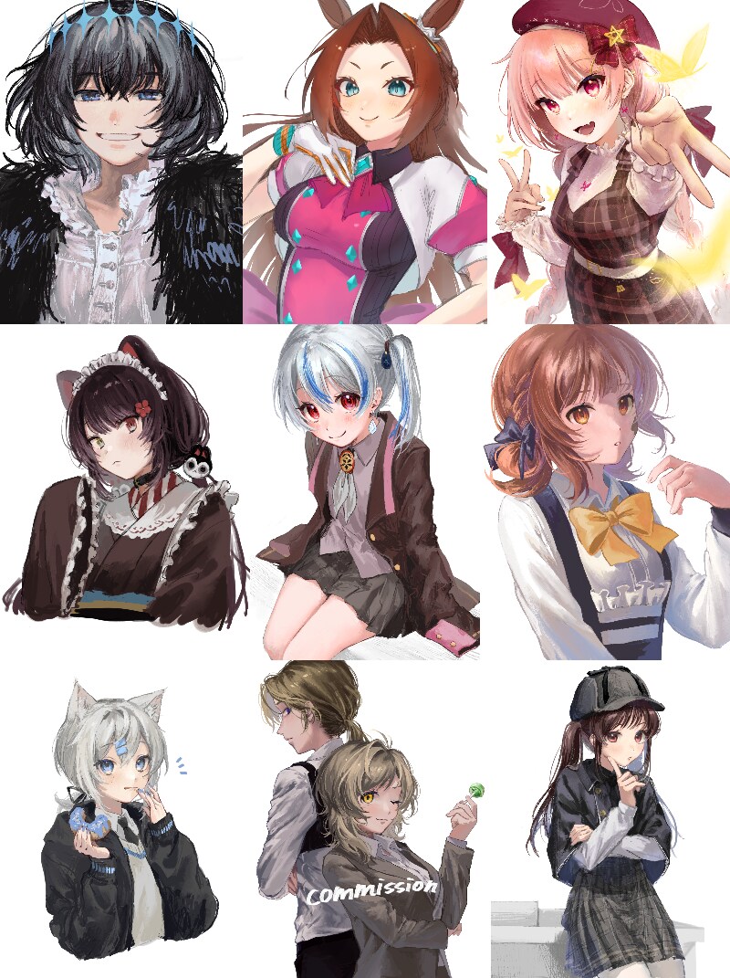 様々な用途で使える立ち絵・一枚絵イラスト制作します MV、TRPG、SNSに花を添えましょう！！！ イメージ6