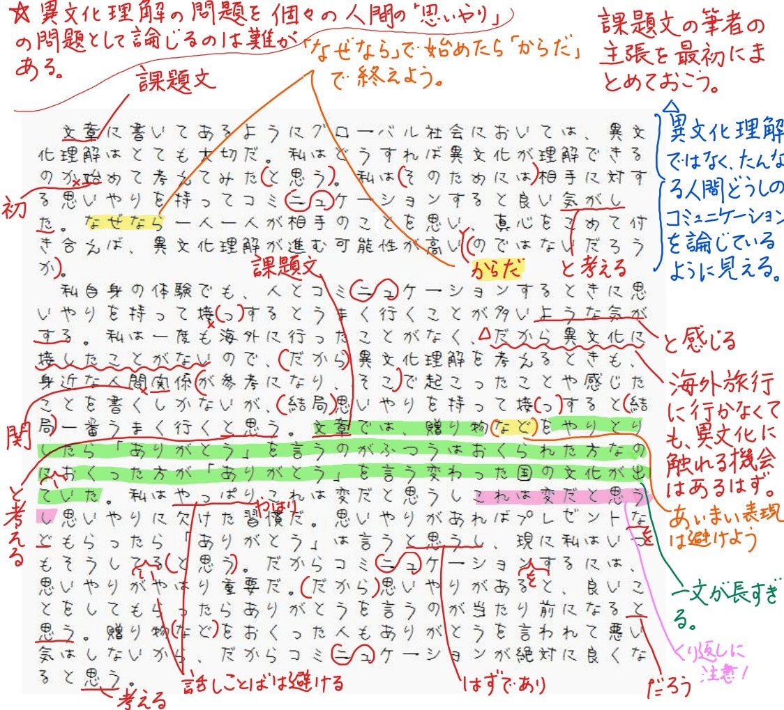 小論文の添削！推薦入試から志望理由書まで対応します 大学・高校受験の文章指南！小論文偏差値83のベテラン講師です イメージ2