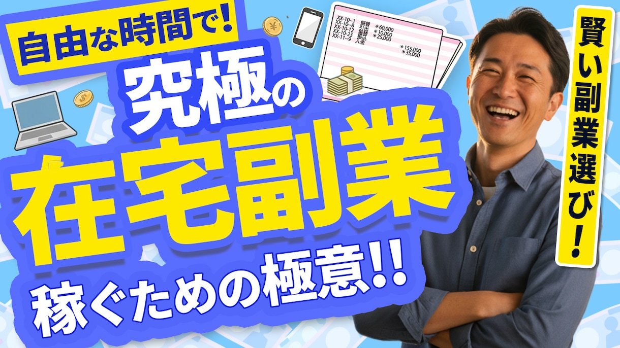 YouTubeサムネイルを制作します ビジネス・AI副業に強いサムネイルを丁寧に制作 イメージ5