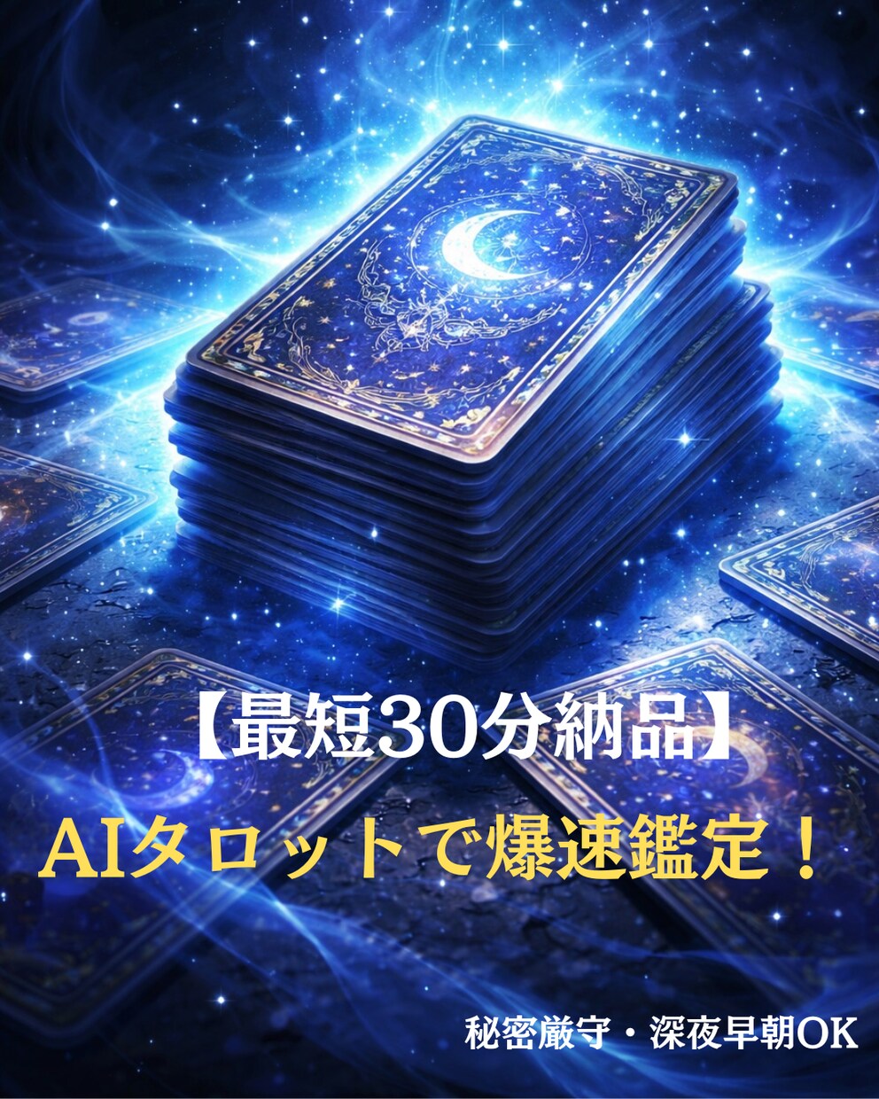 最短30分納品 AI×タロットで即回答します 深夜・早朝OK！AIが忖度なしで導き出す、あの人の本音と未来 イメージ1