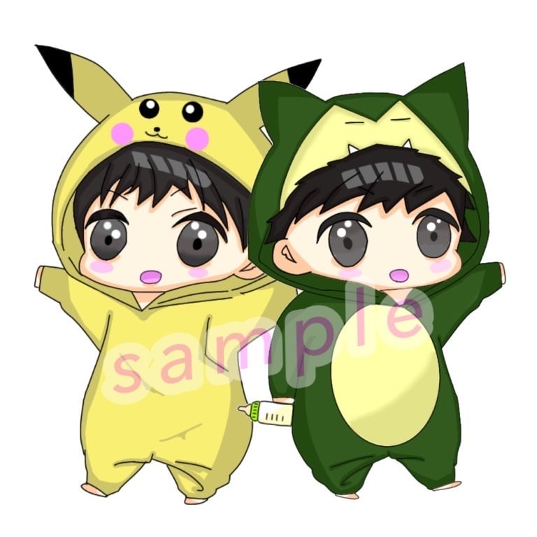 3000円〜！ミニキャラ作成します キャラクターの癒し系ミニキャラ♡お安くお手軽に♪ イメージ5