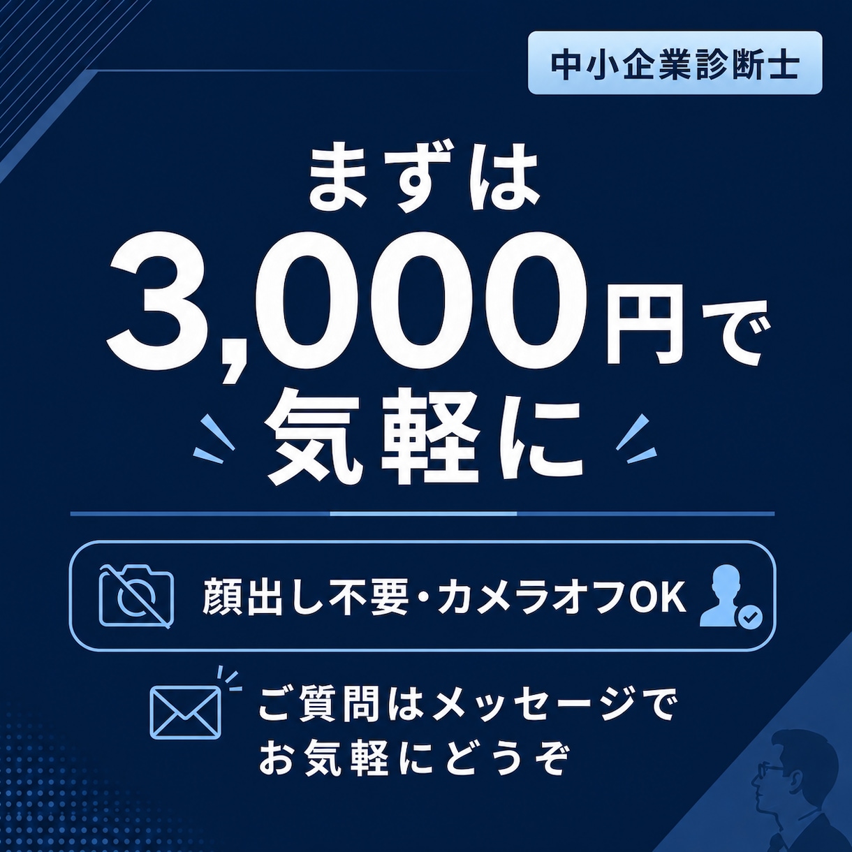 中小企業診断士が30分で事業の悩みを整理します お試し3,000円｜中小企業診断士｜次の打ち手をその場で提示 イメージ10
