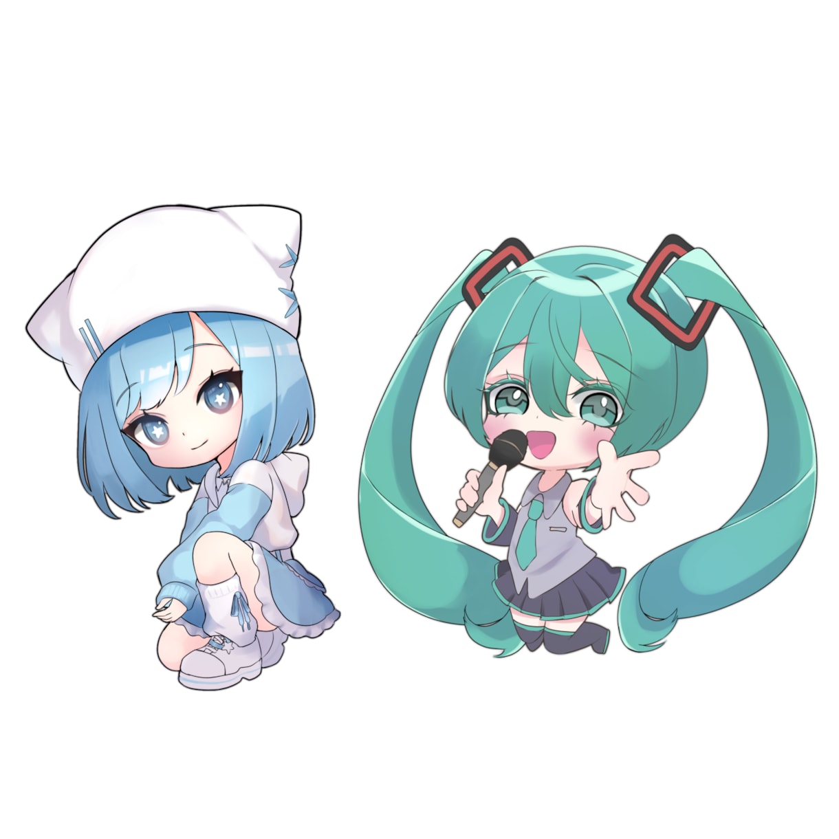 SDイラスト・デフォルメイラスト描きます かわいらしく、目に飛び込んでくるようなイラストを描きます イメージ1
