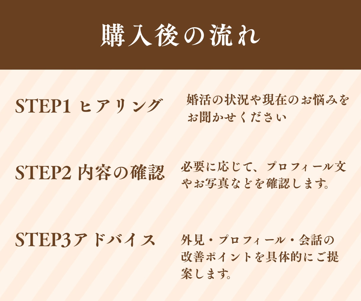 婚活がうまくいかない理由を一緒に分析します 美容のプロ目線で気になる点と改善策を正直にお伝えします イメージ2