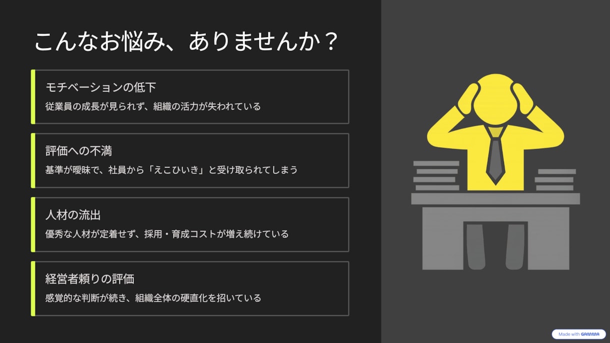 評価制度のたたき台作成します 中小企業向け｜シンプルで回る評価制度を設計 イメージ2